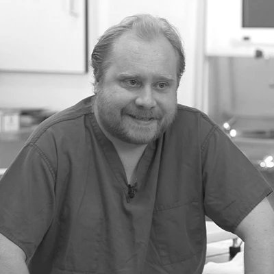 A photograph of Dr Stuart Hamilton